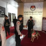 Satgas Jibom dan K9 Polda NTT Steril KPUD NTT