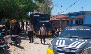 Cipta Kondisi, Kapolres Kupang Tempatkan Personil di TKP