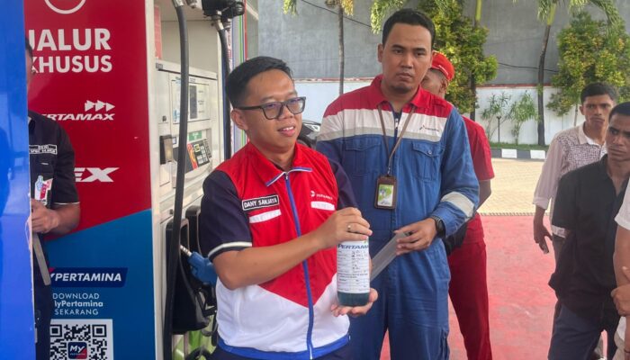Bawa Rombongan, Pertamina  Patra Niaga Inspeksi SPBU di Kota Kupang