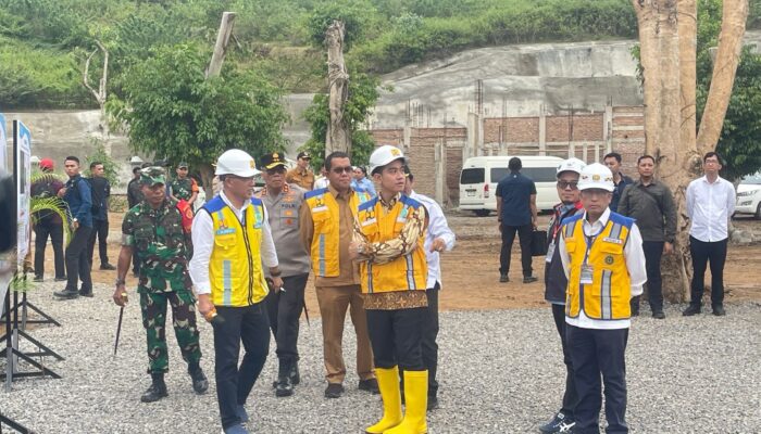 Gibran Kunjungi Proyek Bendungan Lambo, Peninggalan PSN Jokowi di NTT