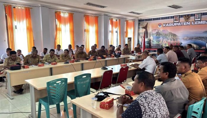 Pemda Lembata Gelar Rapat Percepatan Pembangunan SPPG 3 T