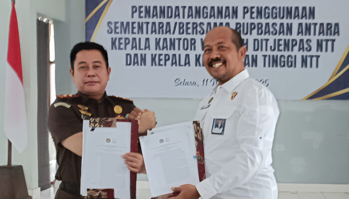 Gunakan Bersama Rupbasan, Kejati NTT dan Ditjenpas Wujudkan Sinergi Pengelolaan Aset Negara