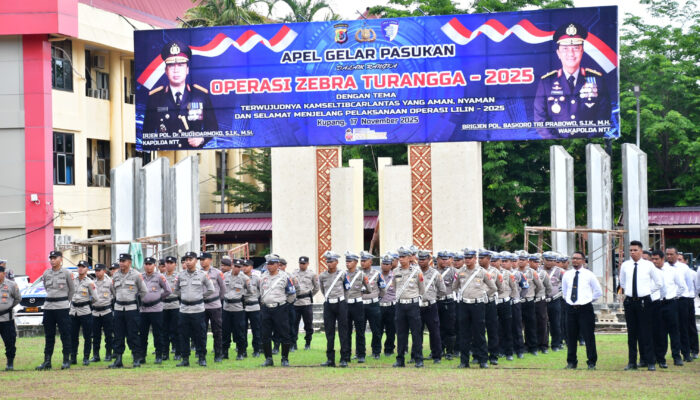 14 Hari Gelar Operasi Zebra Turangga  2025, Polda NTT Siap Tegakkan Disiplin Berlalu Lintas