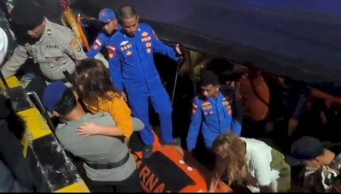 Polairud Polres Mabar Periksa Crew dan Nahkoda KM Putri Sakinah