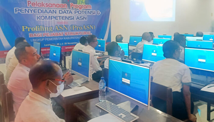 347 Pejabat Struktural Pemkab Lembata Ikut Profiling ASN