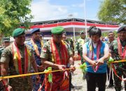 Resmikan Program Kolaborasi Pembangunan SMPN Oepoli, Danrem 161/Wira Sakti Dukung  Pendidikan di Perbatasan RI–RDTL