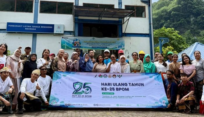 Berulang Tahun, BPOM Gandeng PLN Hijaukan Bumi Kelimutu