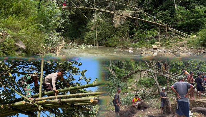 Jembatan Harapan, Bukti Cinta Kapolsek Kuwus bagi Siswa di Wae Songka