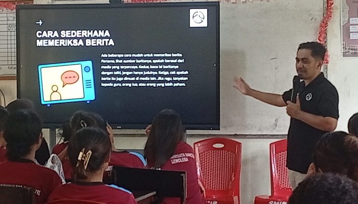 Road to HPN 2026, Forum Jurnalis Lembata Bekali Pelajar Tips Mengenali Hoaks