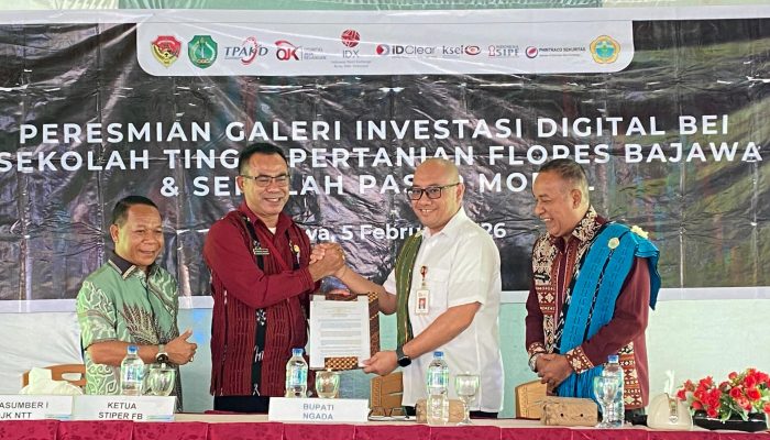 Tingkatkan Minat Investasi, OJK Luncurkan Galeri Investasi Digital di Lingkungan Kampus Stiper Flores