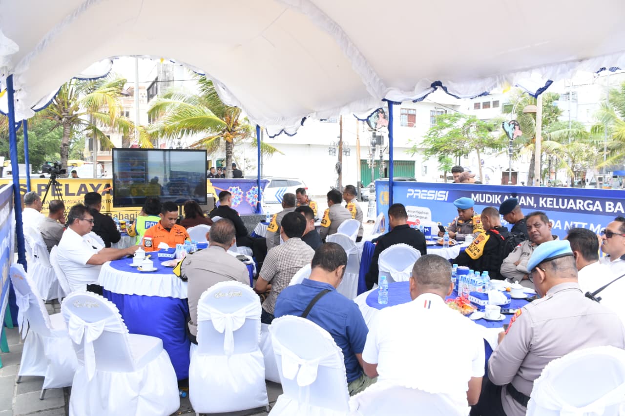 Anev Bersama Kapolri, Kapolda NTT Pastikan Arus Balik Idul Fitri 1447 H  Aman dan Terkendali