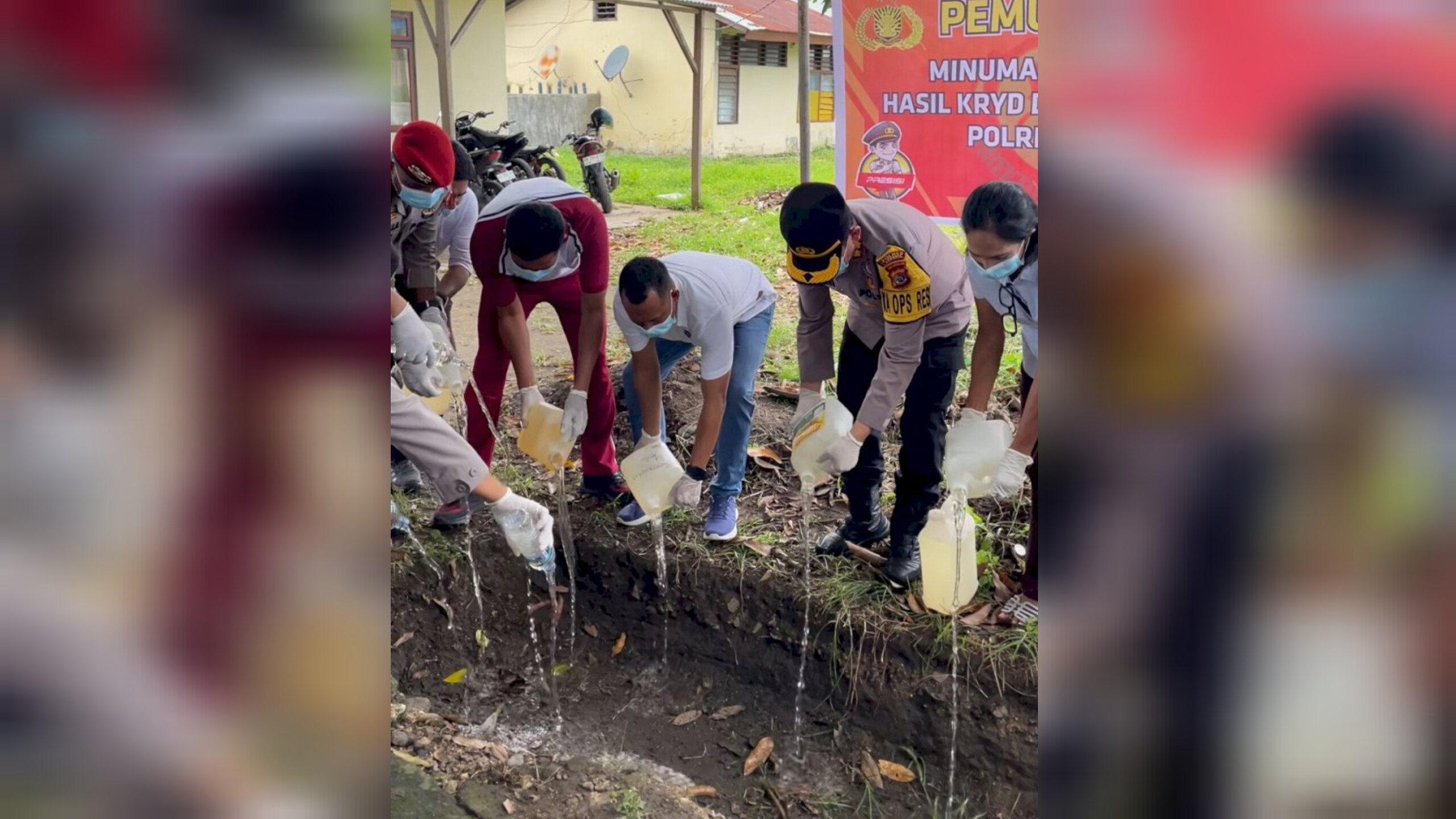 Polres Lembata Musnahkan 700 Liter Miras Tradisional, Akademisi Nilai  Kekuasaan Yang Gagal Paham 