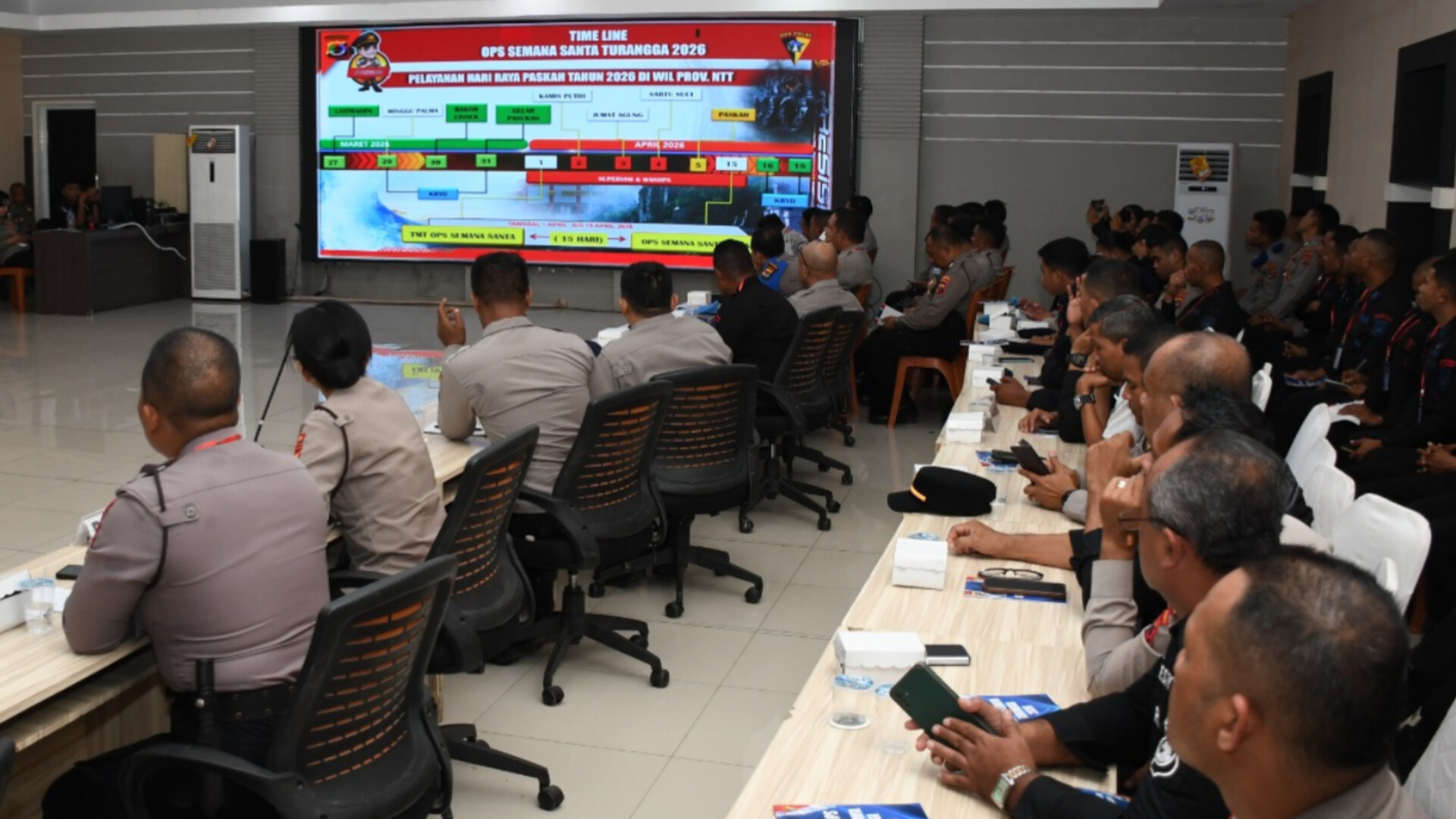 Latpraops Semana Santa Turangga 2026 Resmi Dibuka, Polda NTT Perkuat Kesiapan Pengamanan Paskah