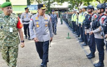 Amankan Kunker Wapres di Timor dan Rote, Kapolda dan Danrem Gelar Pasukan