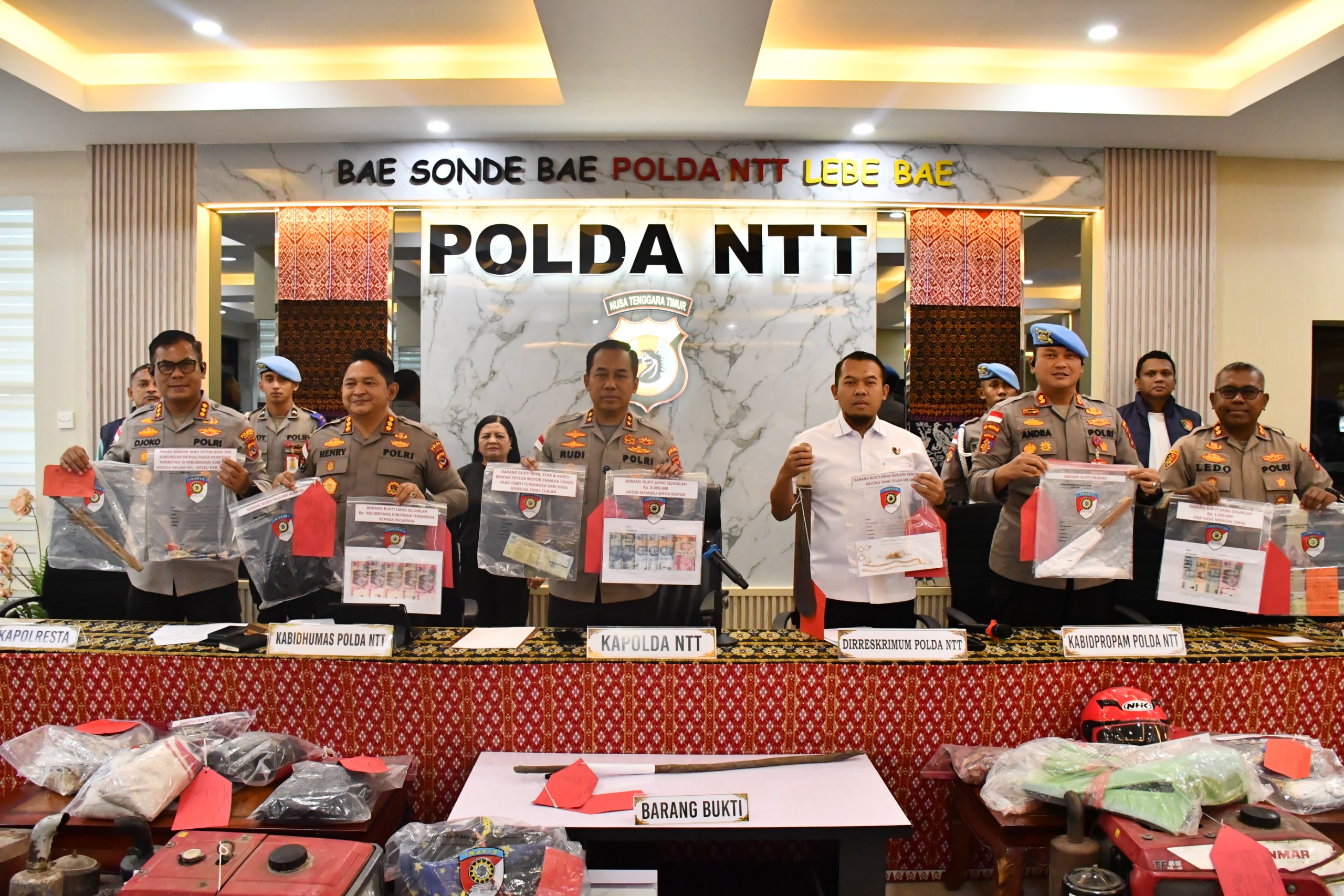 Januari Hingga Mei,  Polda NTT Tangani 76 Laporan Kejahatan Konvensional