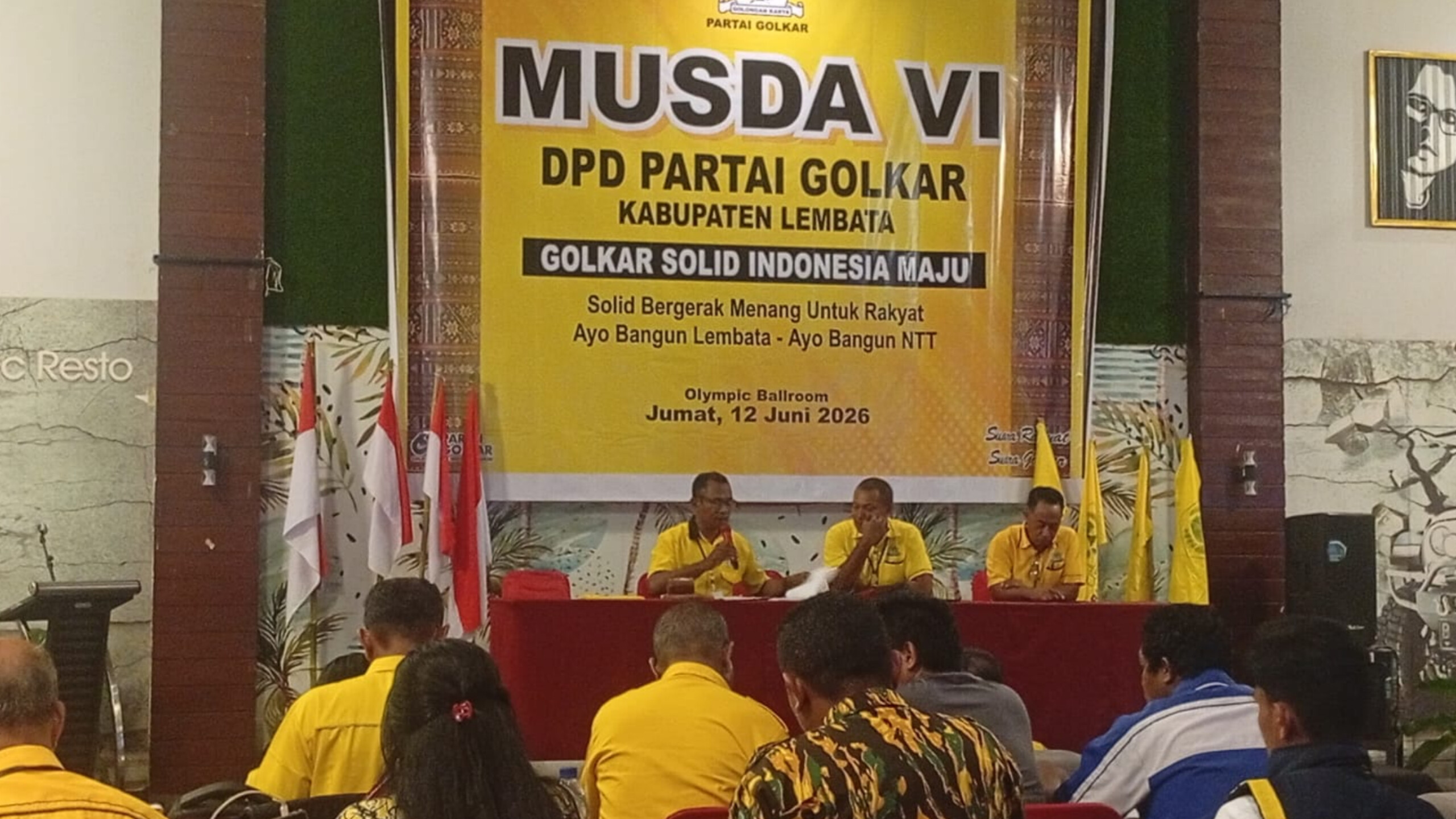Gelar Musda, Golkar Lembata Konsolidasi Menuju Pemilu Mendatang