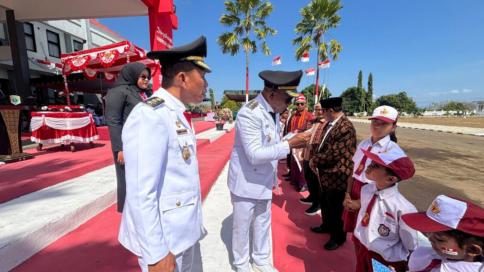 HUT ke 81 Kemerdekaan RI, Bupati Lembata Paparkan Arah Pembangunan Daerah